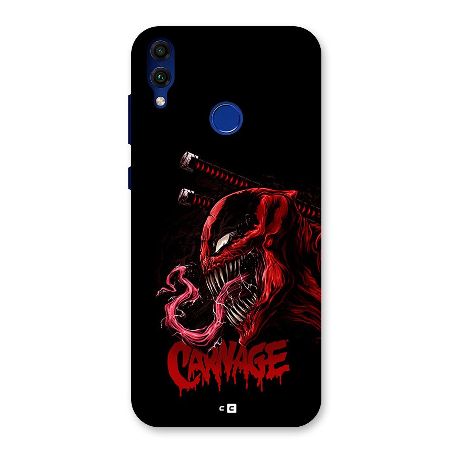 Hybrid Carnage Back Case for Honor 8C