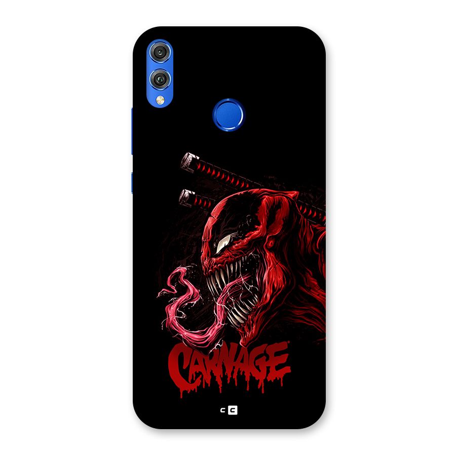 Hybrid Carnage Back Case for Honor 8X