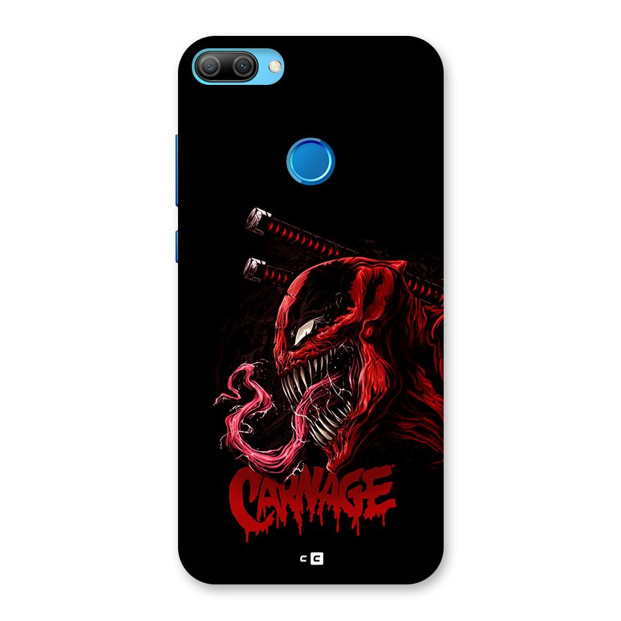 Hybrid Carnage Back Case for Honor 9N