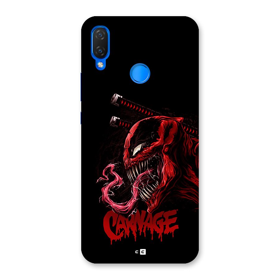 Hybrid Carnage Back Case for Huawei P Smart Plus