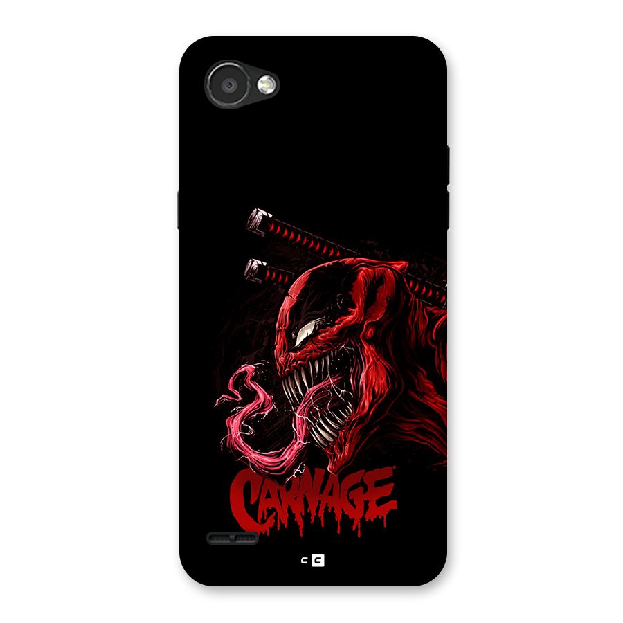Hybrid Carnage Back Case for LG Q6