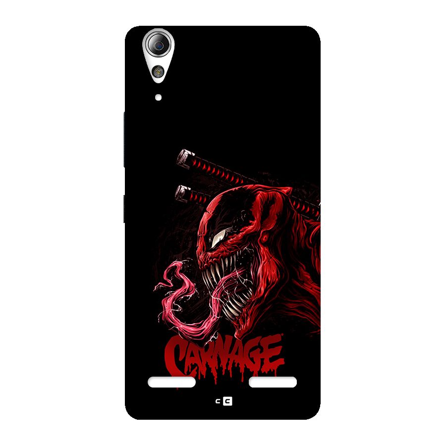 Hybrid Carnage Back Case for Lenovo A6000 Plus