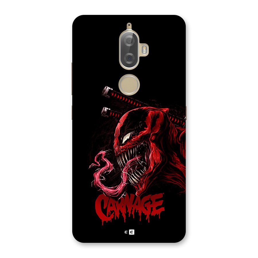 Hybrid Carnage Back Case for Lenovo K8 Plus