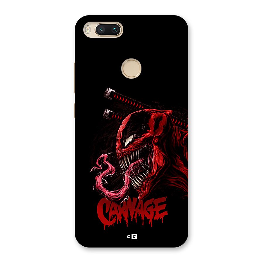 Hybrid Carnage Back Case for Mi A1
