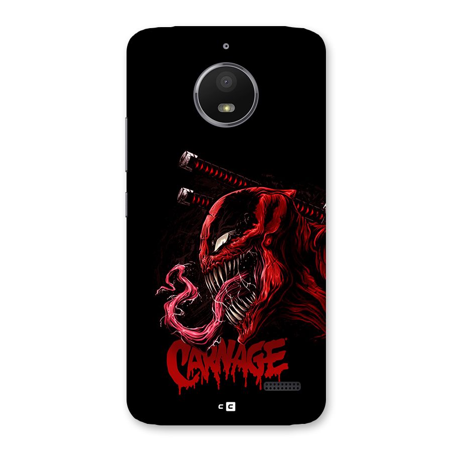Hybrid Carnage Back Case for Moto E4