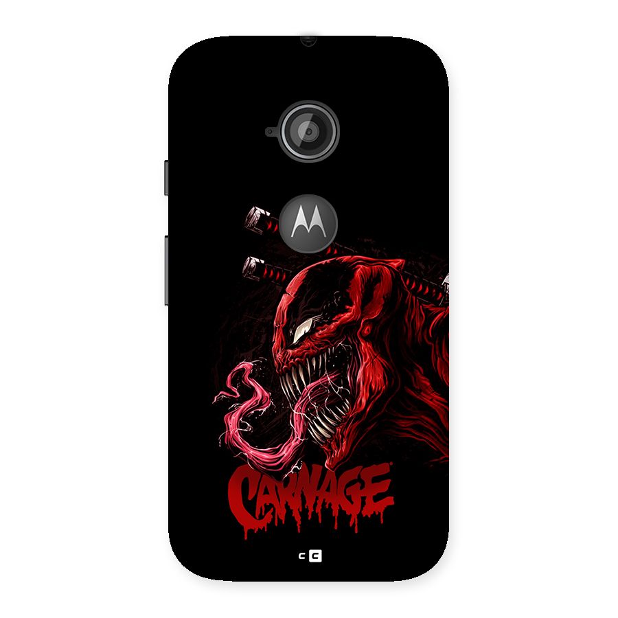 Hybrid Carnage Back Case for Moto E 2nd Gen