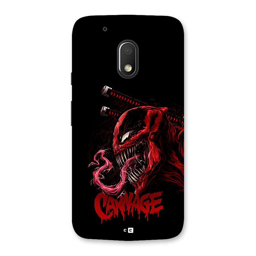 Hybrid Carnage Back Case for Moto G4 Play