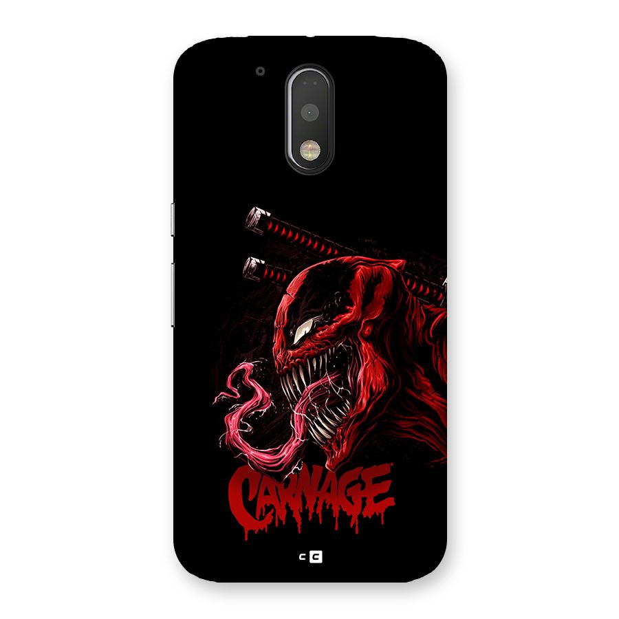 Hybrid Carnage Back Case for Moto G4 Plus