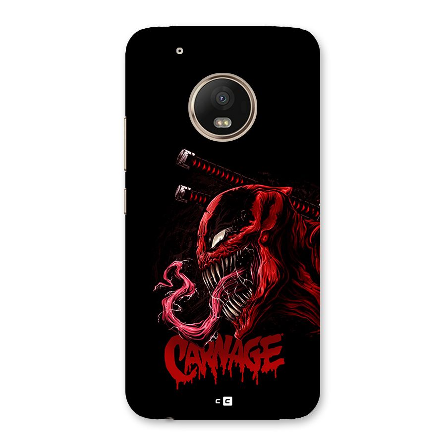 Hybrid Carnage Back Case for Moto G5 Plus