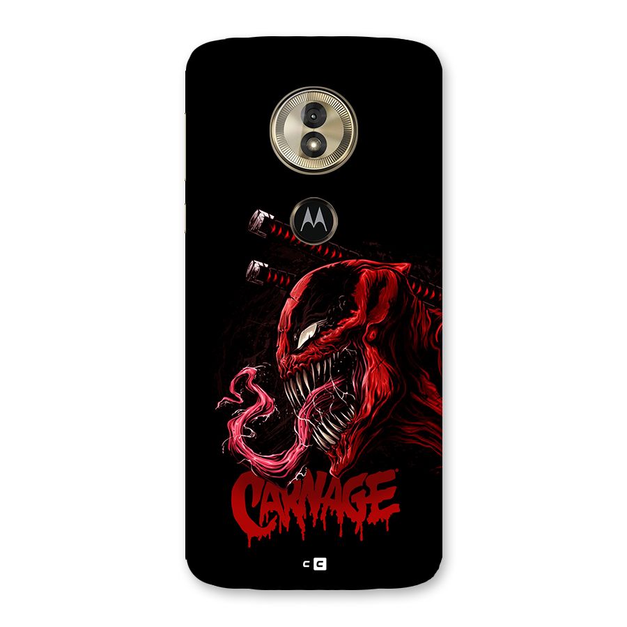 Hybrid Carnage Back Case for Moto G6 Play