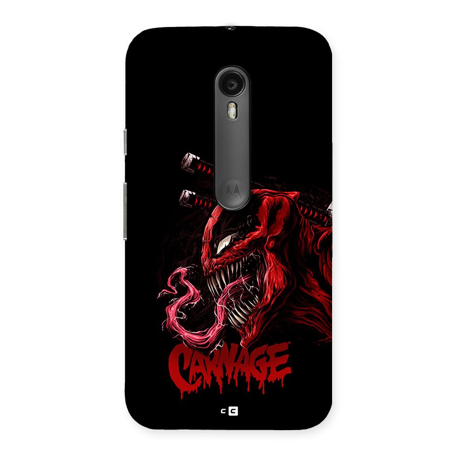 Hybrid Carnage Back Case for Moto G Turbo