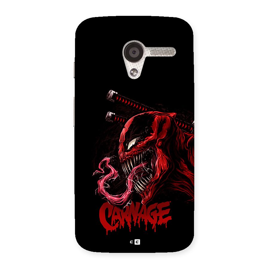 Hybrid Carnage Back Case for Moto X
