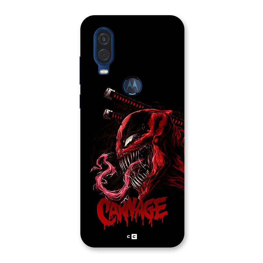 Hybrid Carnage Back Case for Motorola One Vision
