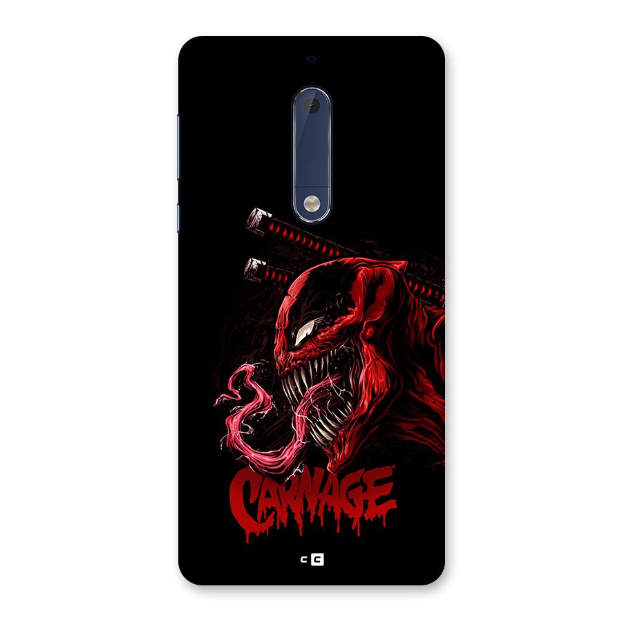 Hybrid Carnage Back Case for Nokia 5