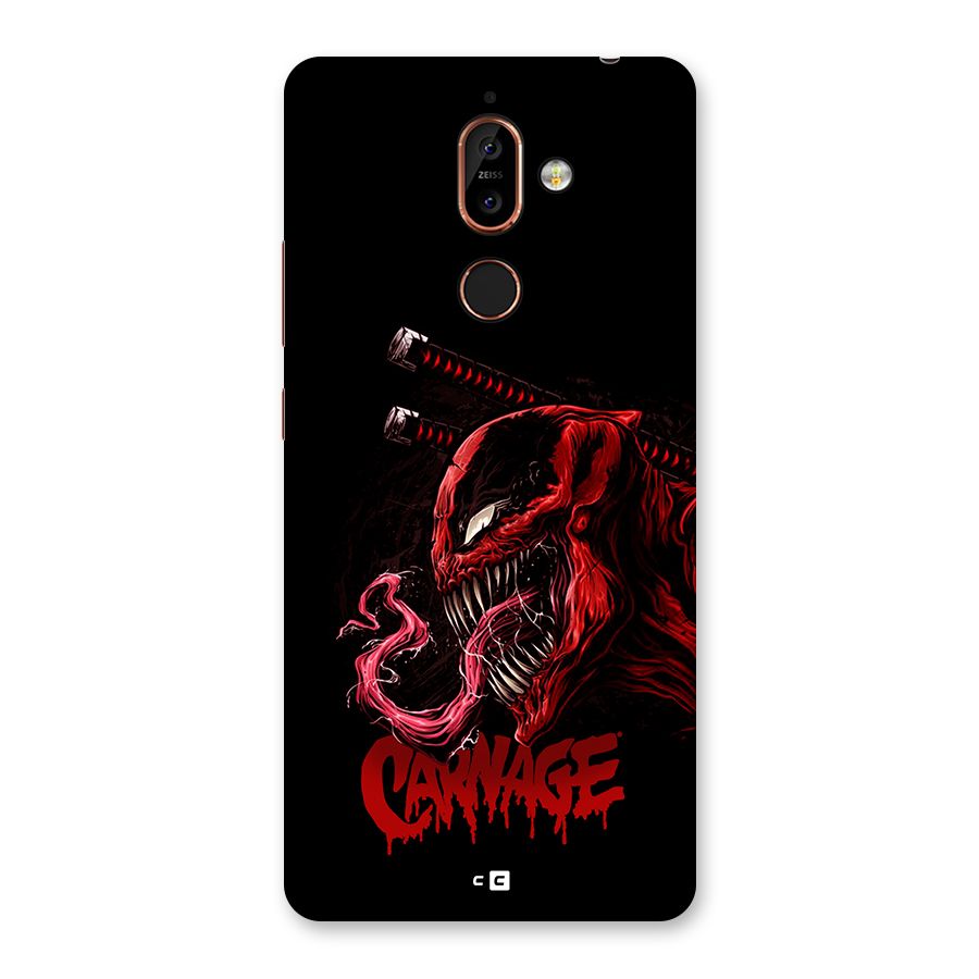 Hybrid Carnage Back Case for Nokia 7 Plus