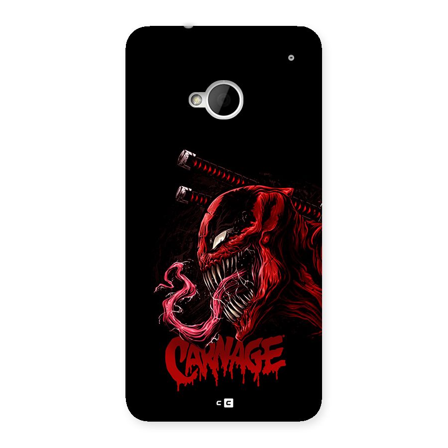 Hybrid Carnage Back Case for One M7 (Single Sim)