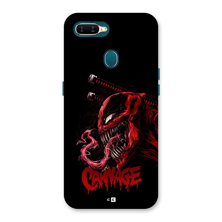 Hybrid Carnage Back Case for Oppo A12s