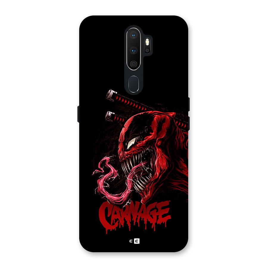 Hybrid Carnage Back Case for Oppo A5 (2020)