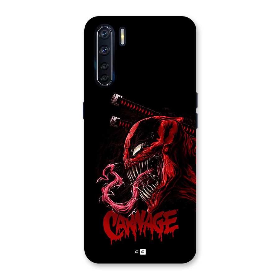 Hybrid Carnage Back Case for Oppo F15