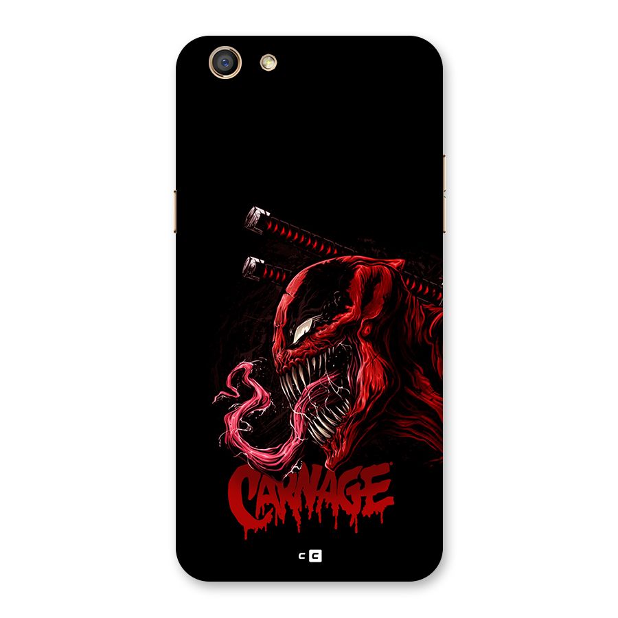 Hybrid Carnage Back Case for Oppo F3