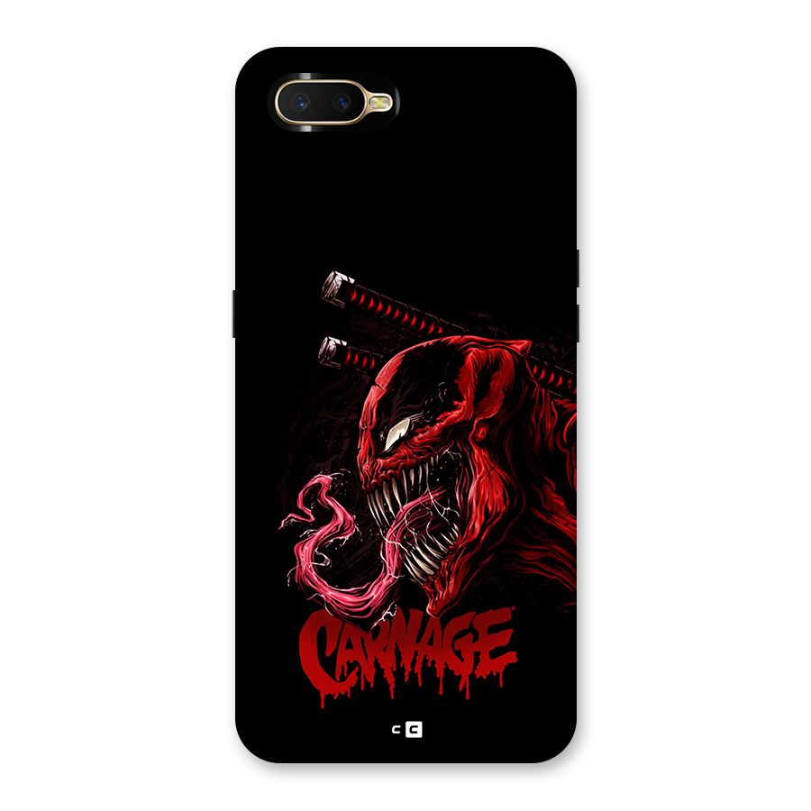 Hybrid Carnage Back Case for Oppo K1