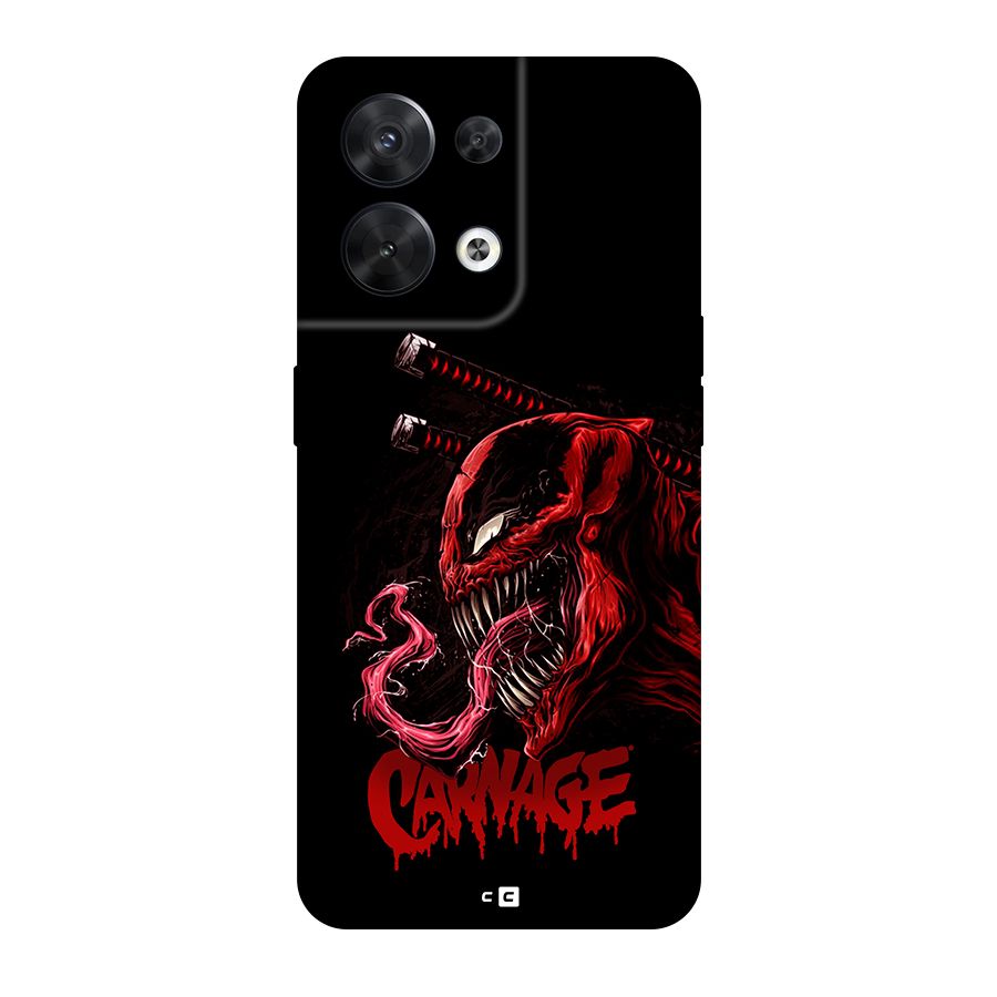 Hybrid Carnage Back Case for Oppo Reno8 5G