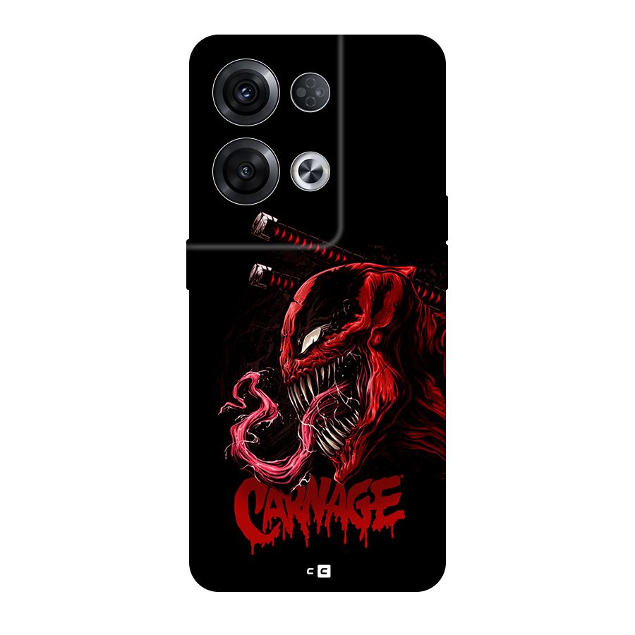 Hybrid Carnage Back Case for Oppo Reno8 Pro 5G