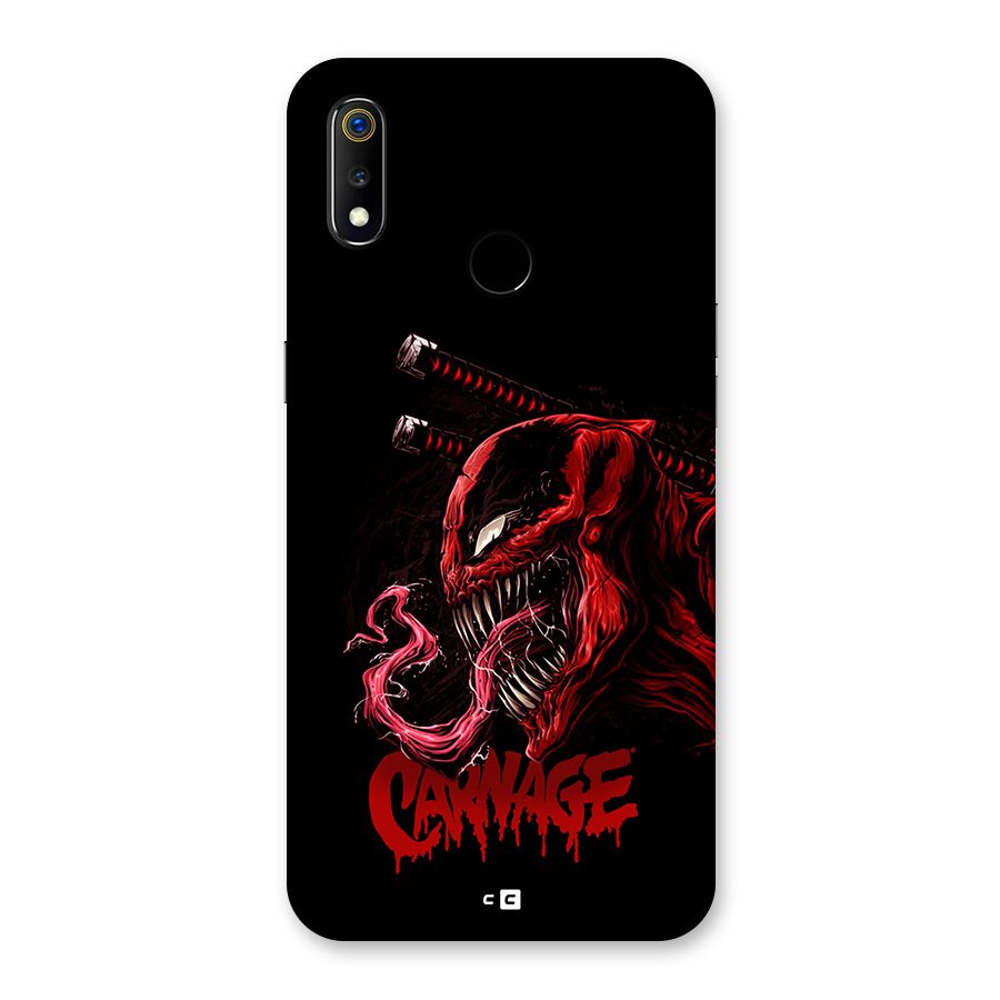Hybrid Carnage Back Case for Realme 3