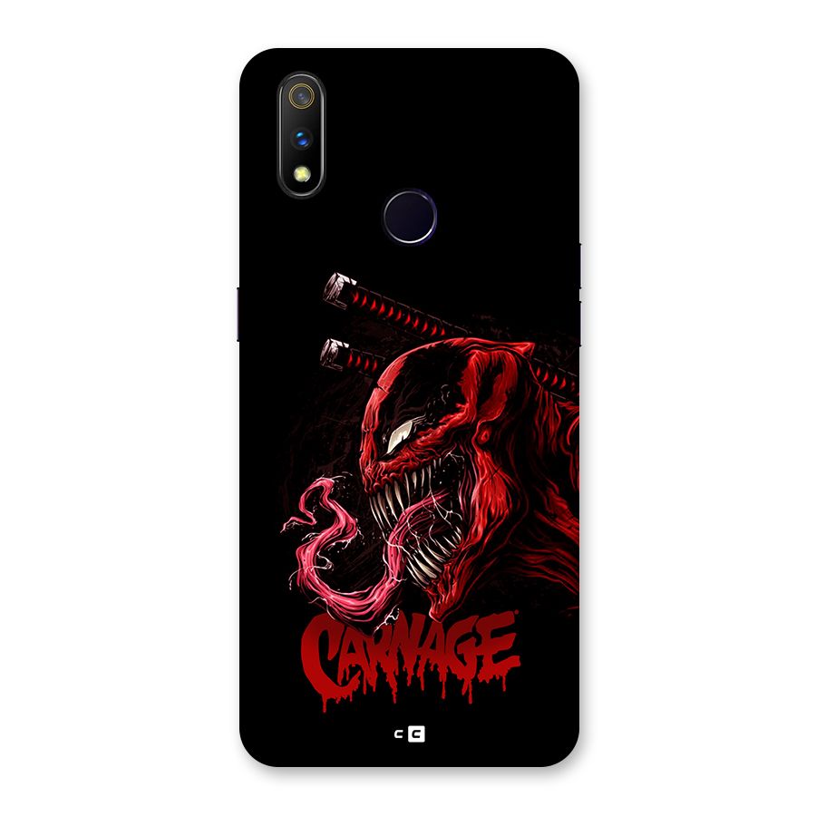 Hybrid Carnage Back Case for Realme 3 Pro