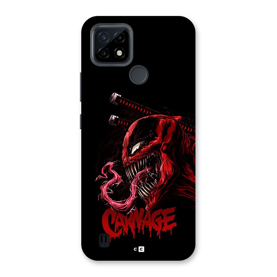 Hybrid Carnage Back Case for Realme C21