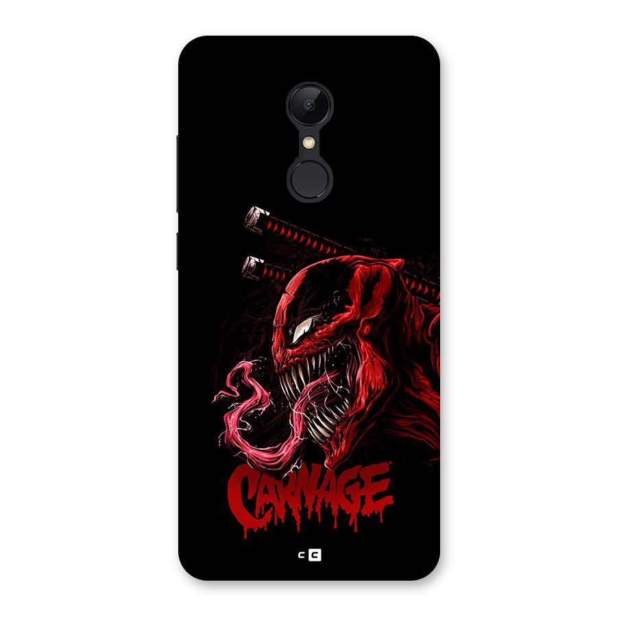 Hybrid Carnage Back Case for Redmi 5