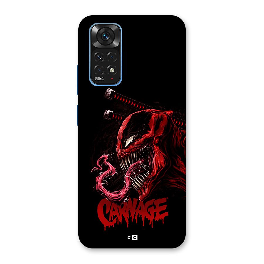 Hybrid Carnage Back Case for Redmi Note 11