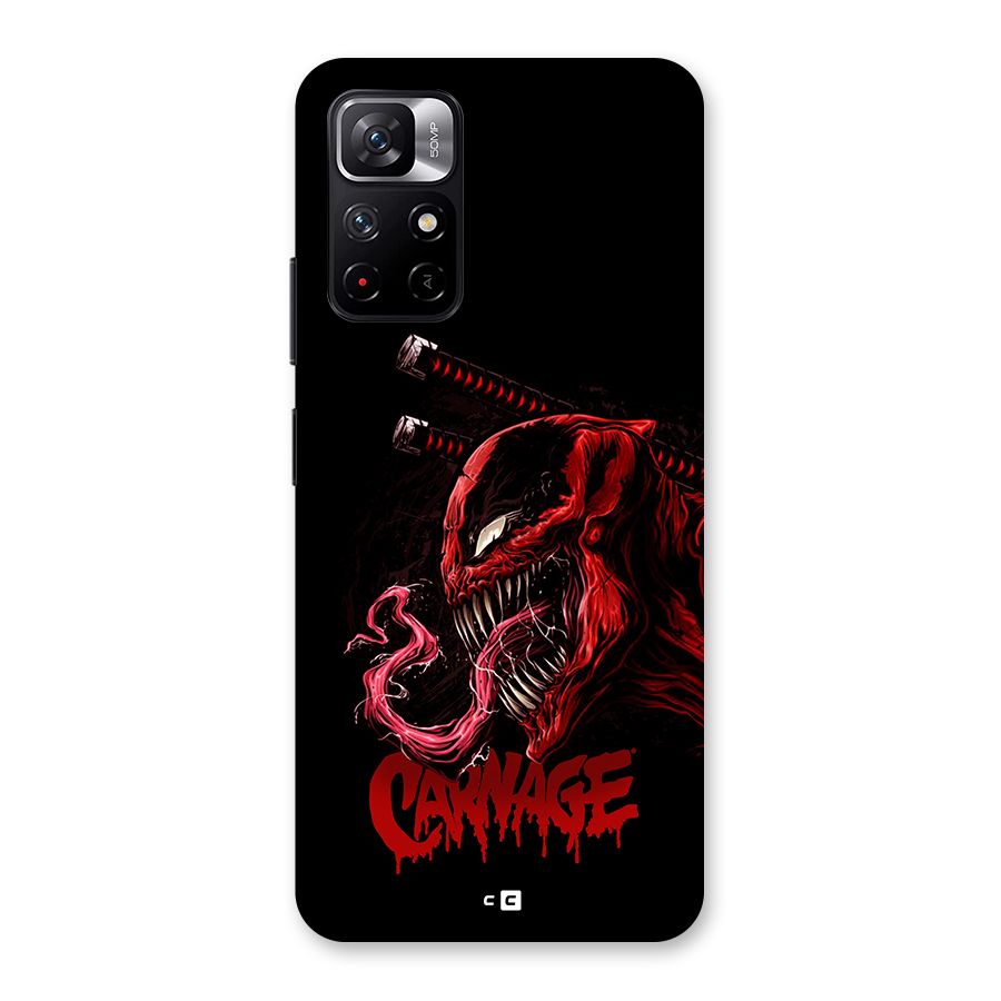 Hybrid Carnage Back Case for Redmi Note 11T 5G