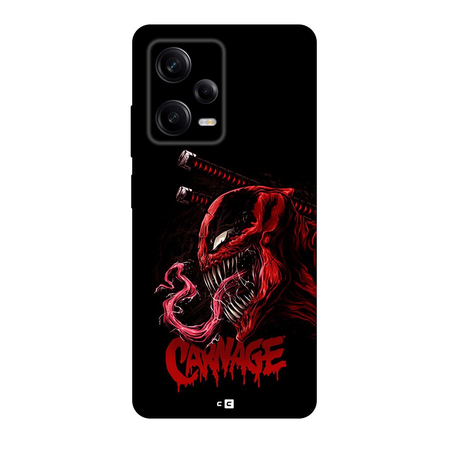 Hybrid Carnage Back Case for Redmi Note 12 Pro