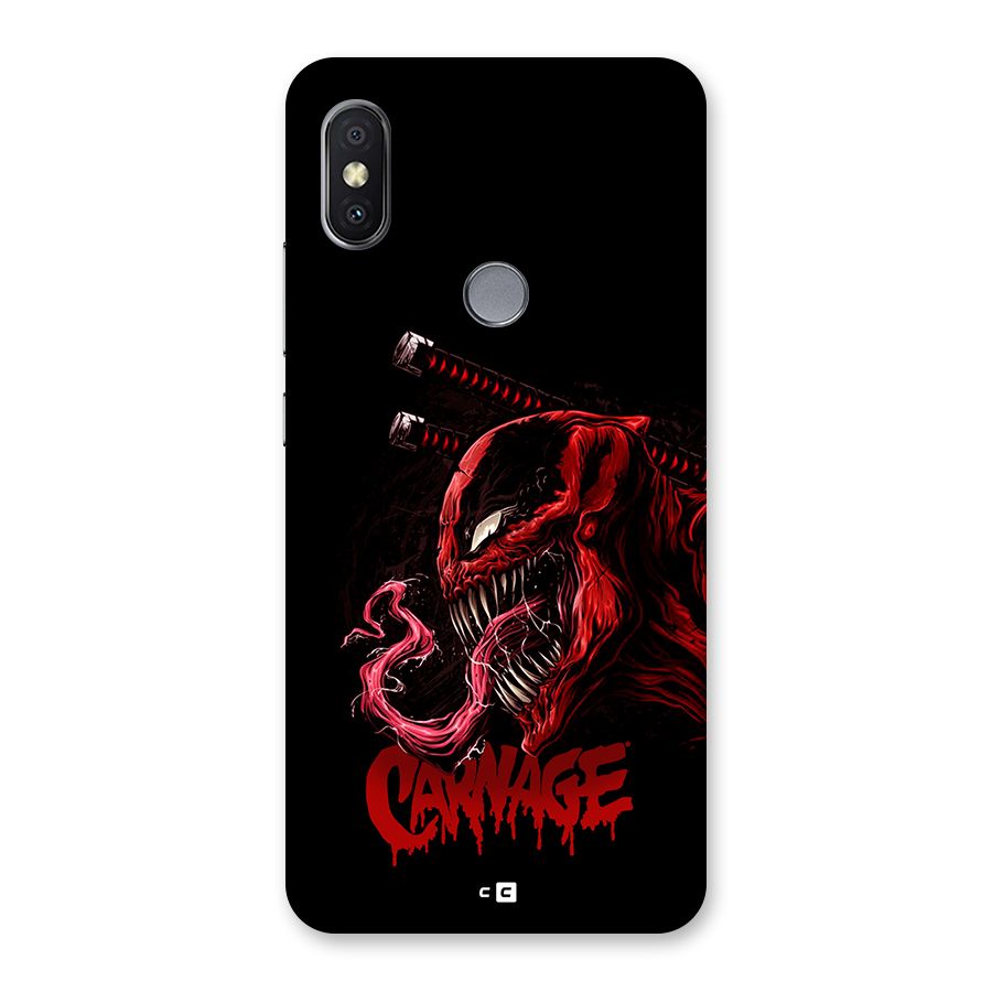 Hybrid Carnage Back Case for Redmi Y2