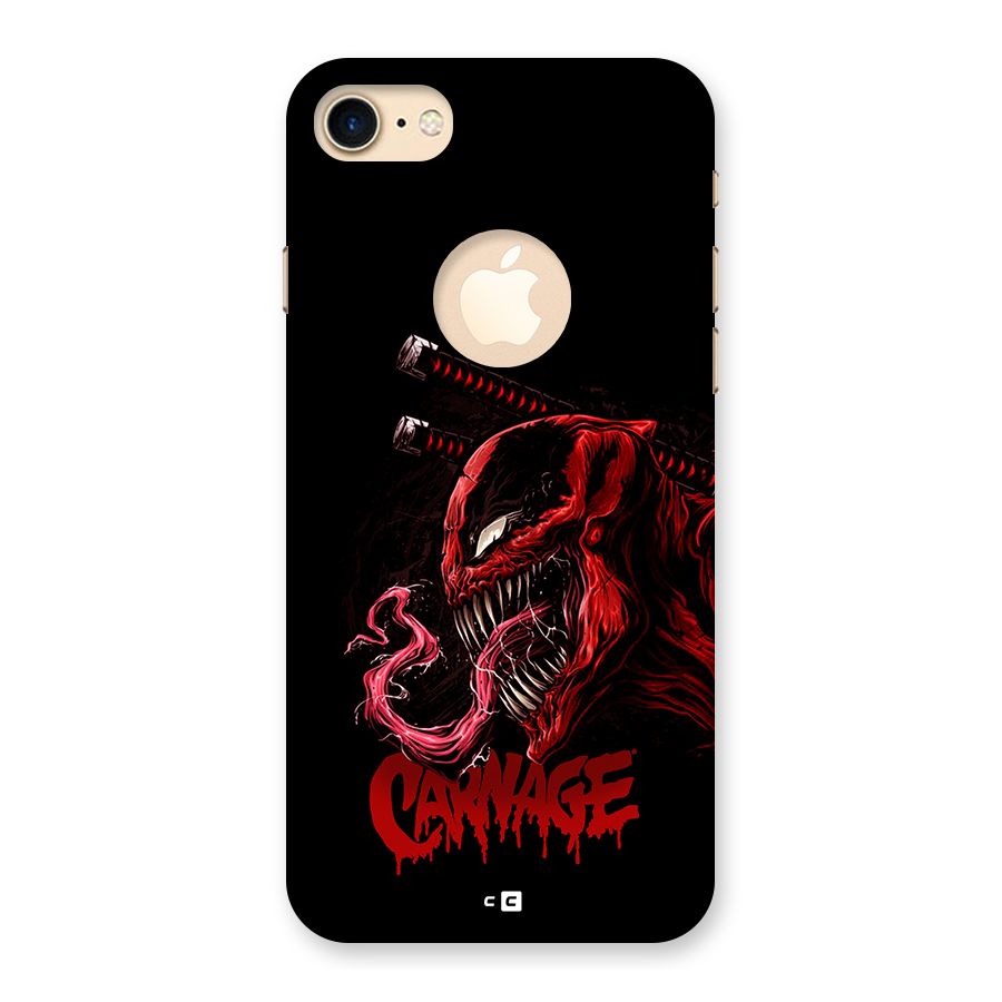 Hybrid Carnage Back Case for iPhone 7 Logo Cut