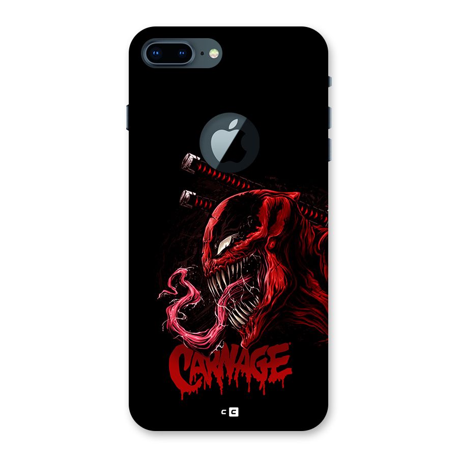 Hybrid Carnage Back Case for iPhone 7 Plus Logo Cut