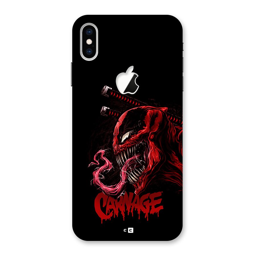 Hybrid Carnage Back Case for iPhone XS Max Apple Cut