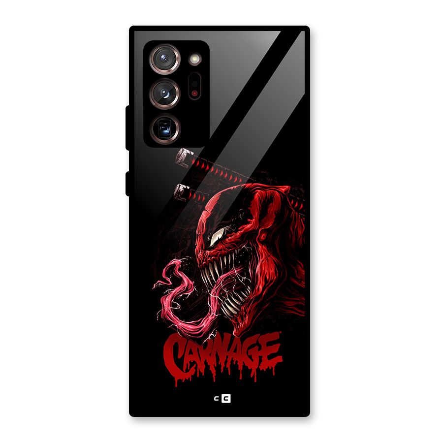 Hybrid Carnage Glass Back Case for Galaxy Note 20 Ultra