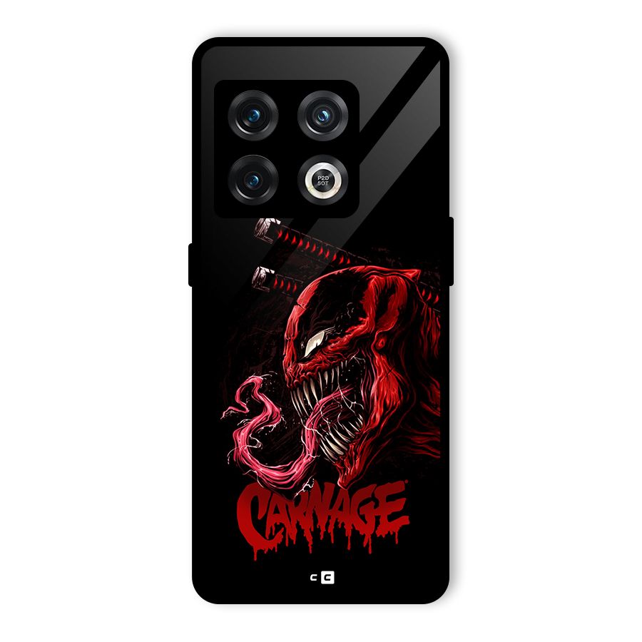 Hybrid Carnage Glass Back Case for OnePlus 10 Pro 5G