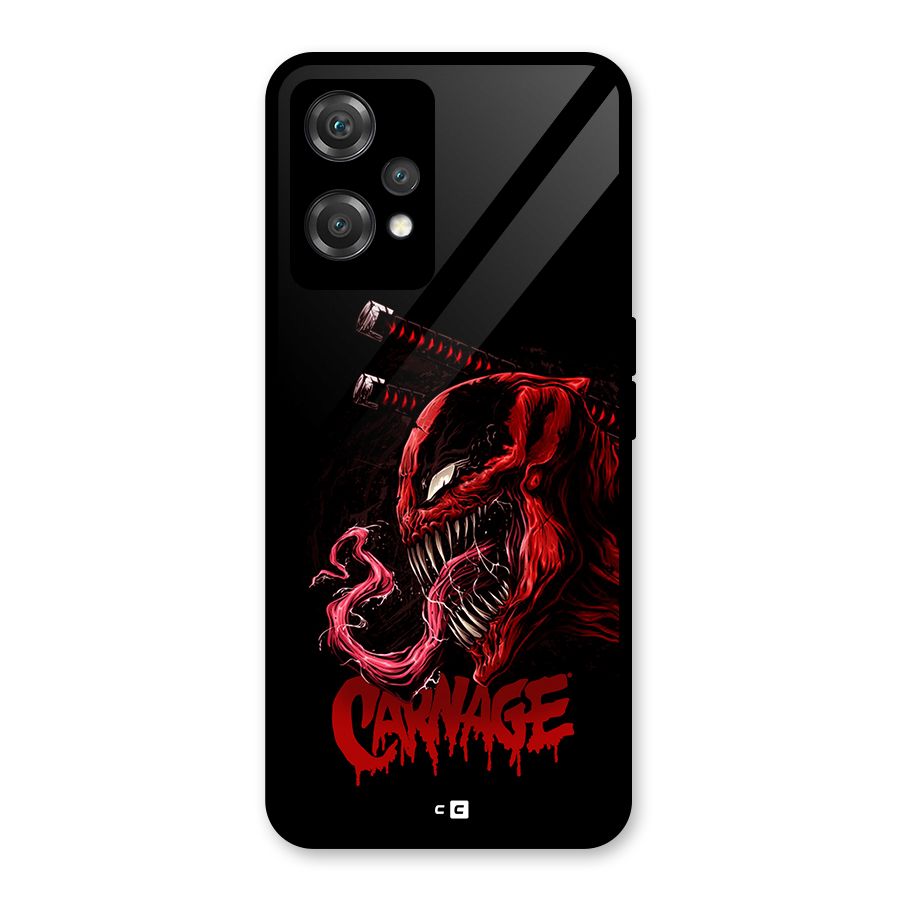 Hybrid Carnage Glass Back Case for OnePlus Nord CE 2 Lite 5G