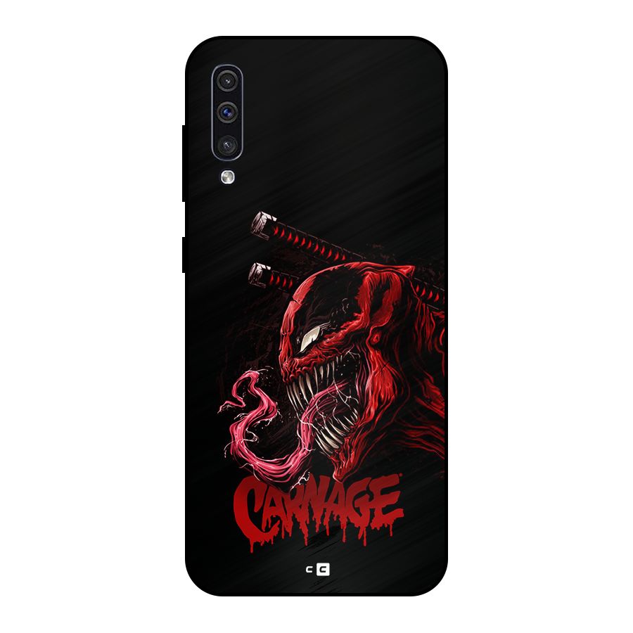 Hybrid Carnage Metal Back Case for Galaxy A50s