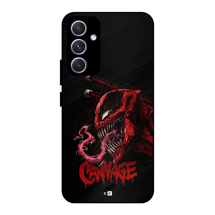 Hybrid Carnage Metal Back Case for Galaxy A54