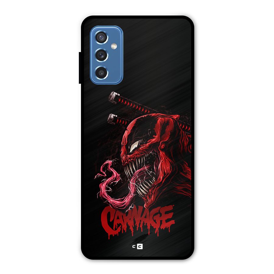 Hybrid Carnage Metal Back Case for Galaxy M52 5G