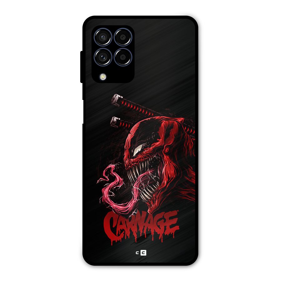 Hybrid Carnage Metal Back Case for Galaxy M53 5G