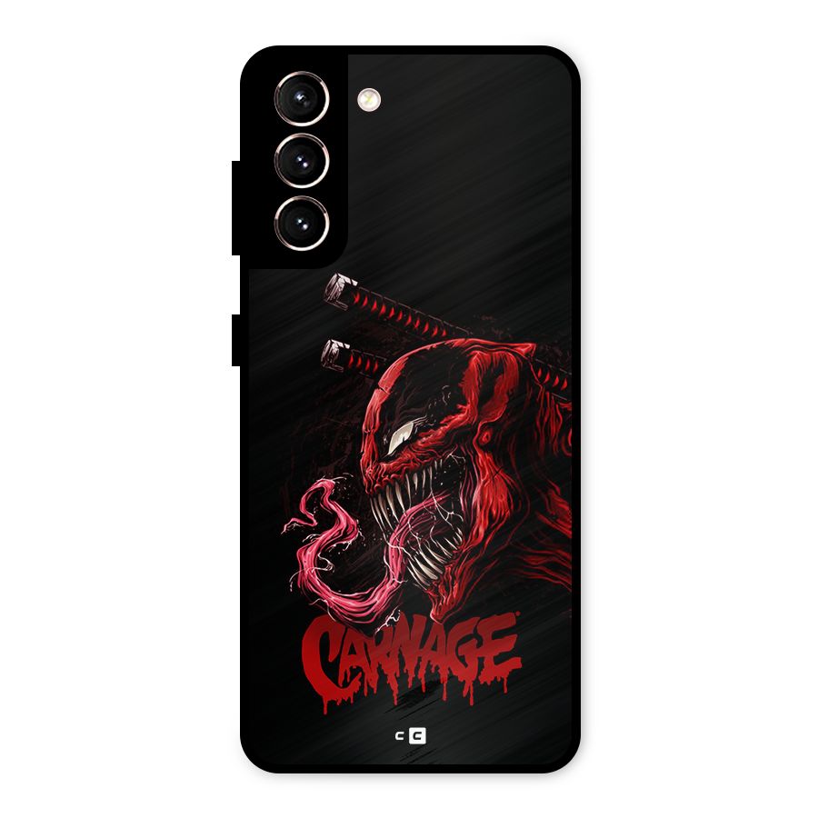 Hybrid Carnage Metal Back Case for Galaxy S21 5G
