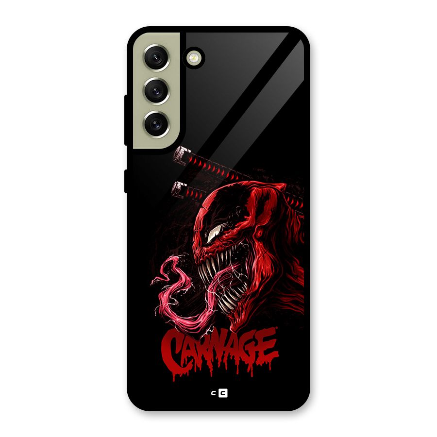 Hybrid Carnage Metal Back Case for Galaxy S21 FE 5G (2023)