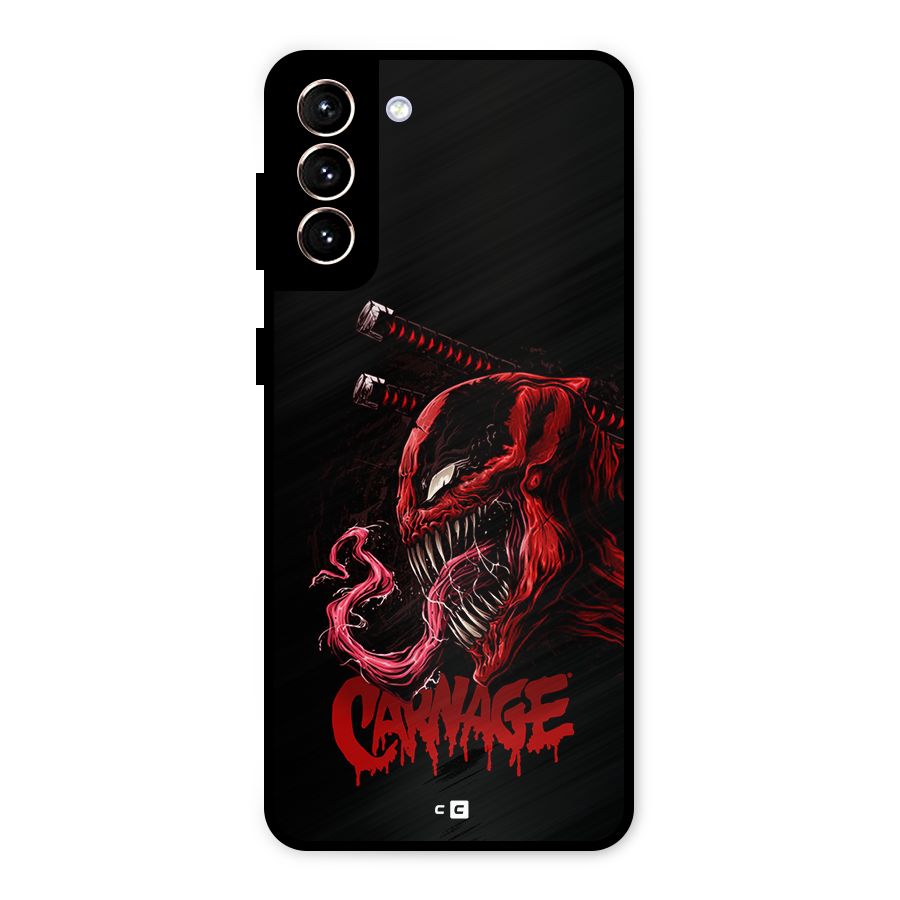 Hybrid Carnage Metal Back Case for Galaxy S21 Plus