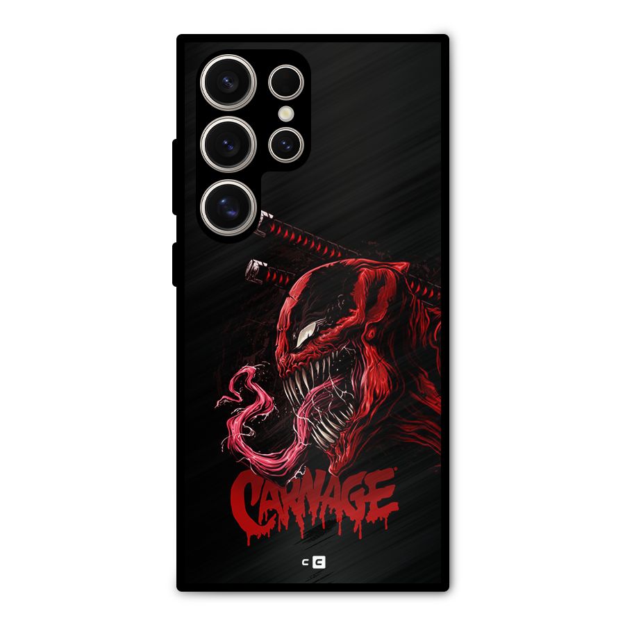 Hybrid Carnage Metal Back Case for Galaxy S24 Ultra