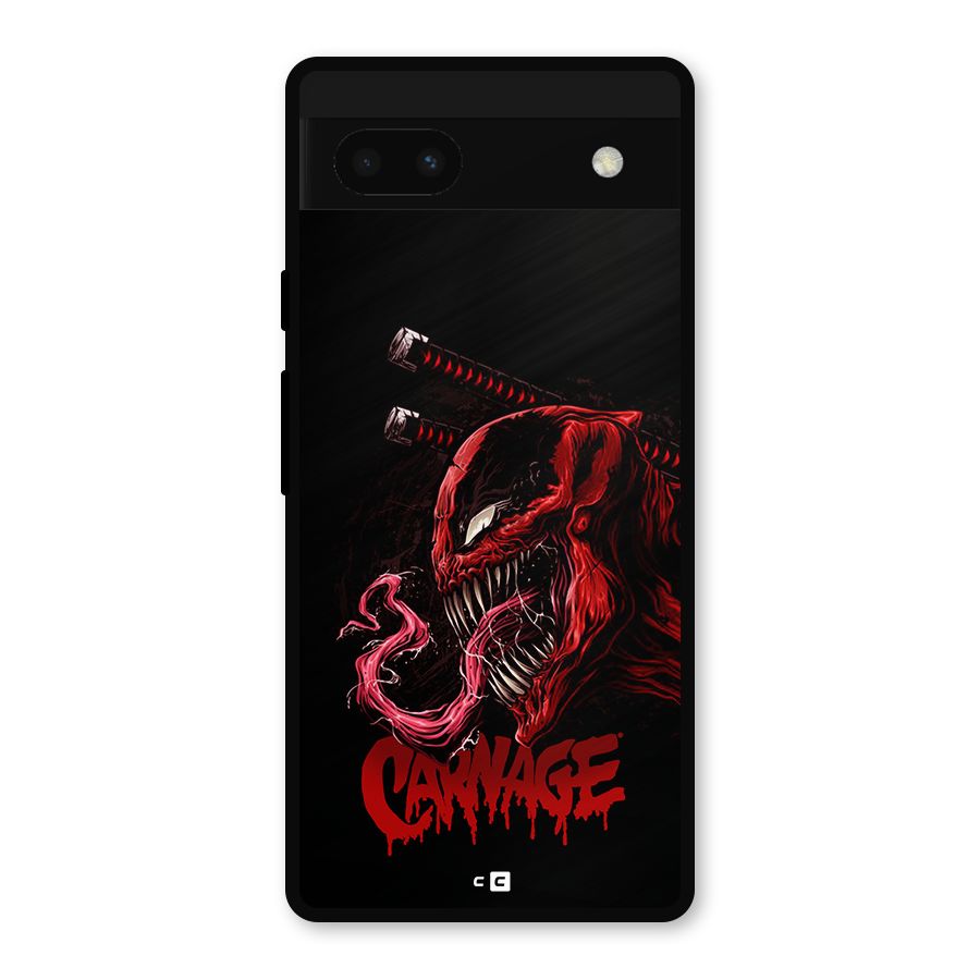 Hybrid Carnage Metal Back Case for Google Pixel 6a